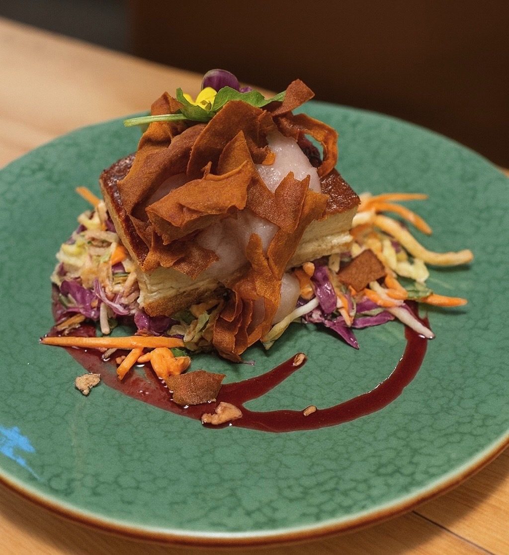 Pork belly with crackling